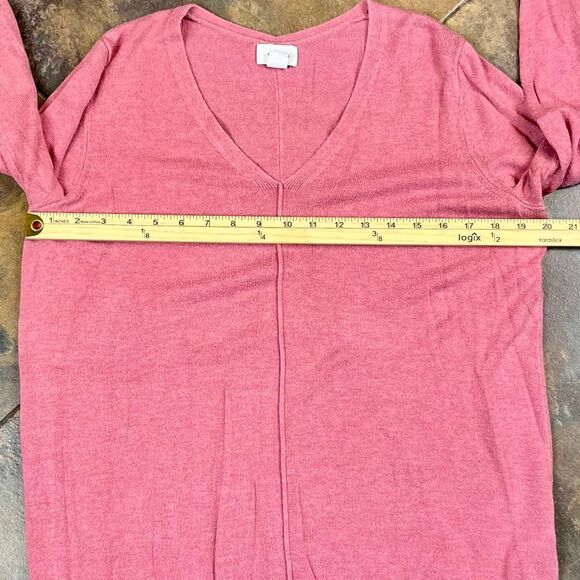 Old Navy Women’s Pink V-neck Sweater Large - Picture 8 of 11
